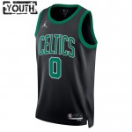 Boston Celtics Trikot Jayson Tatum 0 Jordan 2022-23 Statement Edition Grün Swingman - Kinder